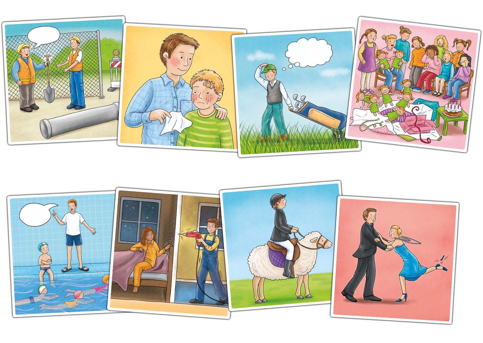 Trialogo Arbeitsblätter
 Nadine Bougie Illustrationen für Kinder und Jugendbuch